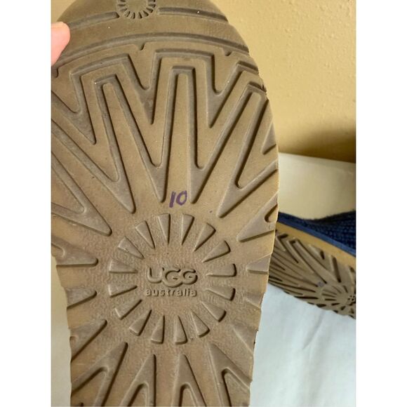 UGG Ugg Australia Classic Argyle Knit Pull On Boots SZ 8 - Picture 7 of 11